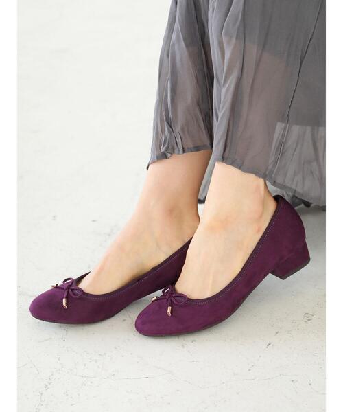 earth music&ecology（アースミュージックアンドエコロジー）の「ORiental TRaffic ヒールバレエパンプス ＊（パンプス・レディース・ブラック/ベージュ/パープル/ブラウン/レオパード・38/39/35/36/37）」の16枚目の写真