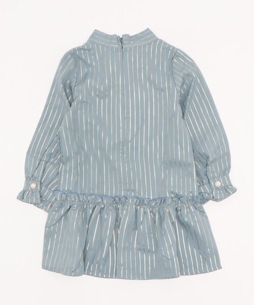 nino（ニノ）の「[90-140]リボンワンピース（ワンピース・キッズ・グレー/ピンク・140cm/110cm/100cm/90cm/130cm/120cm）」の3枚目の写真