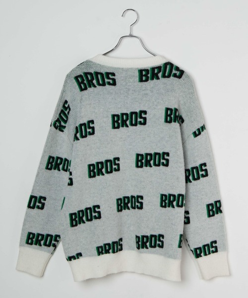 DING（ディング）の「DING/BROSロゴニット（ニット/セーター・レディース・ホワイト/ブラック/グリーン・FREE）」の11枚目の写真