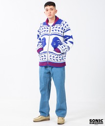 XLARGE×ソニック コラボ カウチン カーディガン Mサイズ XLARGE OFFICIAL SITE（エクストララージ オフィシャルサイト）