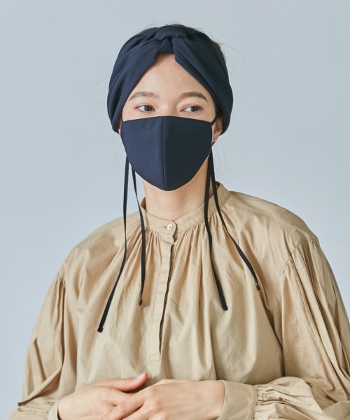 OVERRIDE（オーバーライド）の「【OVERRIDE】OR WEATHER HAIRBAND&MASK/（ヘアバンド・レディース・ベージュ/ネイビー/ピンク/ブラウン・FREE）」の8枚目の写真