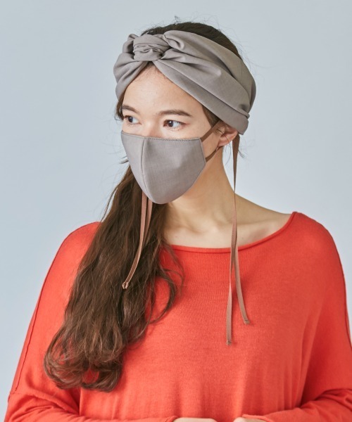 OVERRIDE（オーバーライド）の「【OVERRIDE】OR WEATHER HAIRBAND&MASK/（ヘアバンド・レディース・ベージュ/ネイビー/ピンク/ブラウン・FREE）」の14枚目の写真