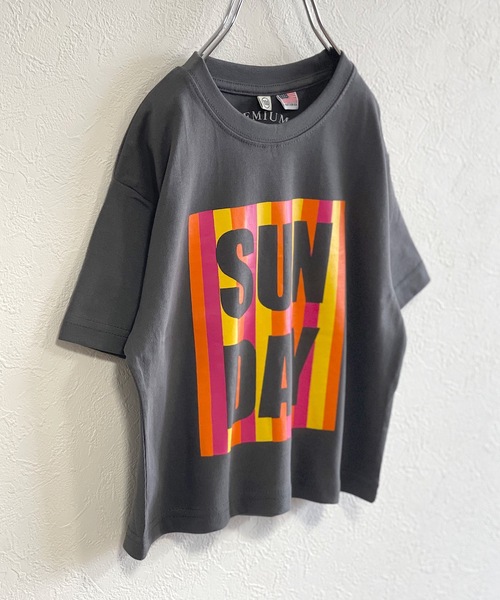 Life Support Products(ライフサポートプロダクツ)の「【コットンUSA】プリントTシャツ(80~160cm)(Tシャツ/カットソー・キッズ・チャコール/イエロー/ホワイト/レッド/ラベンダー・90/100/80/95/140/150/160/110/120/130)」の2枚目の写真