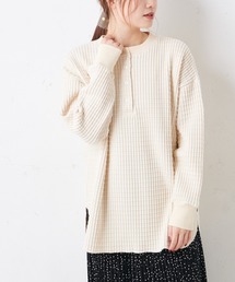 PUAL CE CIN | BIGワッフルプルオーバー(Tシャツ/カットソー)