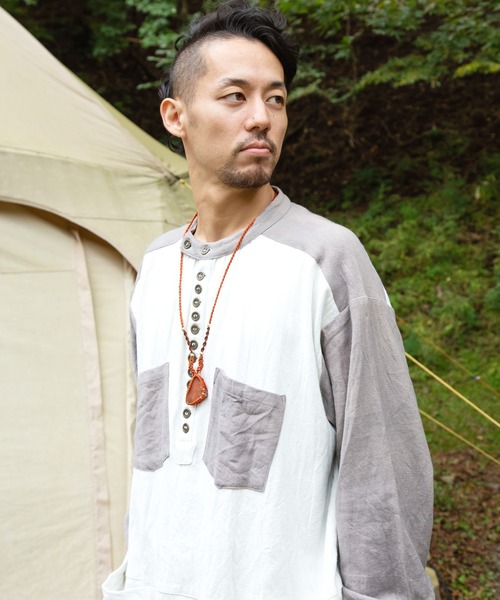 チャイハネ（チャイハネ）の「【チャイハネ】羊飼いのお守り風ネックレス（ネックレス・メンズ・ホワイト/ネイビー/ブラウン/レッド/グリーン・FREE）」の15枚目の写真