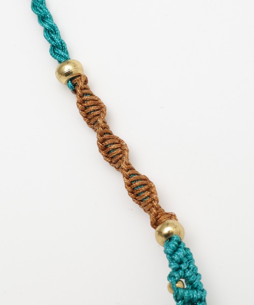 チャイハネ（チャイハネ）の「【チャイハネ】羊飼いのお守り風ネックレス（ネックレス・メンズ・ホワイト/ネイビー/ブラウン/レッド/グリーン・FREE）」の9枚目の写真