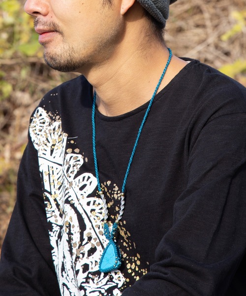 チャイハネ（チャイハネ）の「【チャイハネ】羊飼いのお守り風ネックレス（ネックレス・メンズ・ホワイト/ネイビー/ブラウン/レッド/グリーン・FREE）」の13枚目の写真