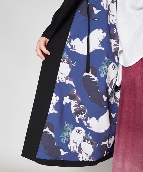 カヤ（カヤ）の「【カヤ】-MONOKOMO HAORI- ものころ羽織り（カーディガン/ボレロ・レディース・ブラック/ライトブルー/レッド・FREE）」の10枚目の写真