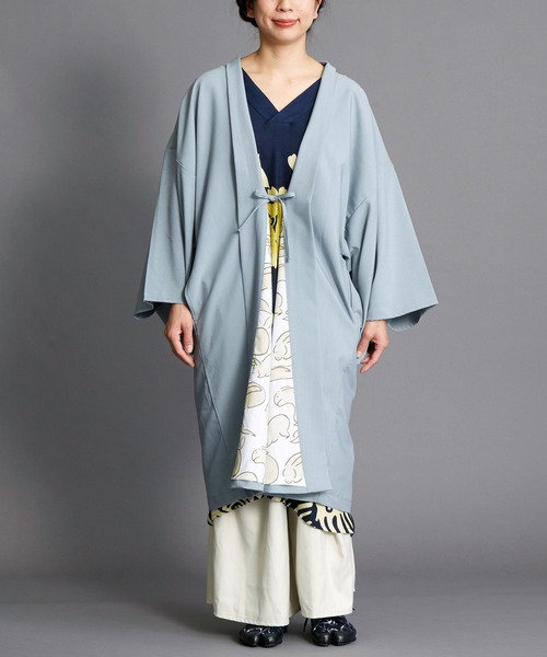 カヤ（カヤ）の「【カヤ】-MONOKOMO HAORI- ものころ羽織り（カーディガン/ボレロ・レディース・ブラック/ライトブルー/レッド・FREE）」の14枚目の写真