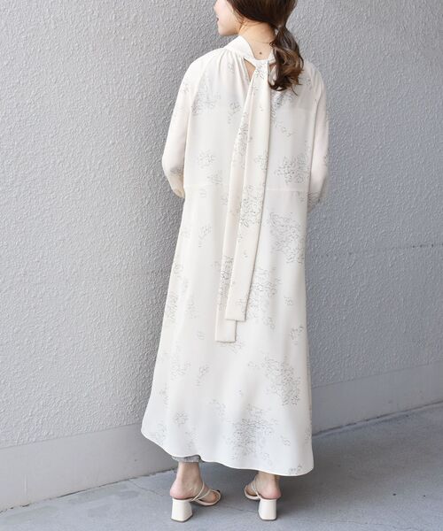 SHIPS（シップス）の「スタンドカラー/ボウタイ 2WAYワンピース