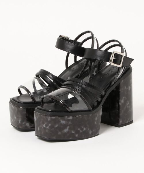 ENVYM(アンビー)の「コードストラップPVCサンダル(サンダル・レディース・ブラック/ブラウン・22.5cm/23.5cm/24.5cm)」の12枚目の写真