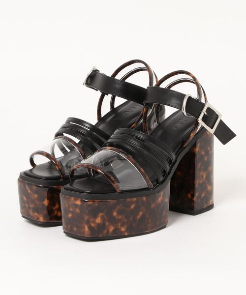 ENVYM(アンビー)の「コードストラップPVCサンダル(サンダル・レディース・ブラック/ブラウン・22.5cm/23.5cm/24.5cm)」の13枚目の写真