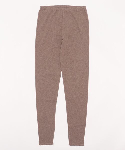 Samansa Mos2（サマンサ モスモス）の「裾メロウリブレギンス（レギンス/スパッツ・レディース・チャコール/ベージュ/モカ・ﾌﾘ-）」の2枚目の写真