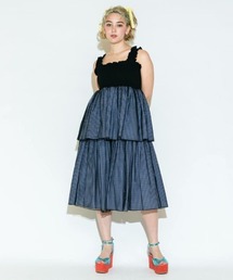 Candy Stripper | HOLIDAY TIERED ドレス(ワンピース)