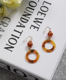 ap retro | マーブルリングモチーフピアス【ZOZO限定アイテム】(ピアス（両耳用）)