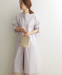 URBAN RESEARCH DOORS | ストライプBIGスリーブシャツワンピース(ワンピース)