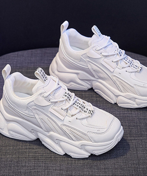 JUNOAH（ジュノア）の「厚底スニーカー（スニーカー・レディース・ブラック/ホワイト/クリーム・40/38/39/36/37）」の21枚目の写真