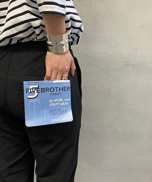 FIVE BROTHER（ファイブブラザー）の「[FIVE BROTHER/ファイブブラザー] リネンイージーパンツ（その他パンツ・レディース・グレー/ベージュ/ナチュラル/ブラック・S）」の15枚目の写真