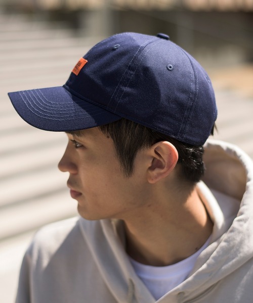 UNIVERSAL OVERALL（ユニバーサルオーバーオール）の「【UNIVERSAL OVERALL】ベーシックロゴTCツイルキャップ YMY（キャップ・メンズ・ブラック/ベージュ/アイボリー/ネイビー/ダークグリーン/グレー・FREE）」の14枚目の写真