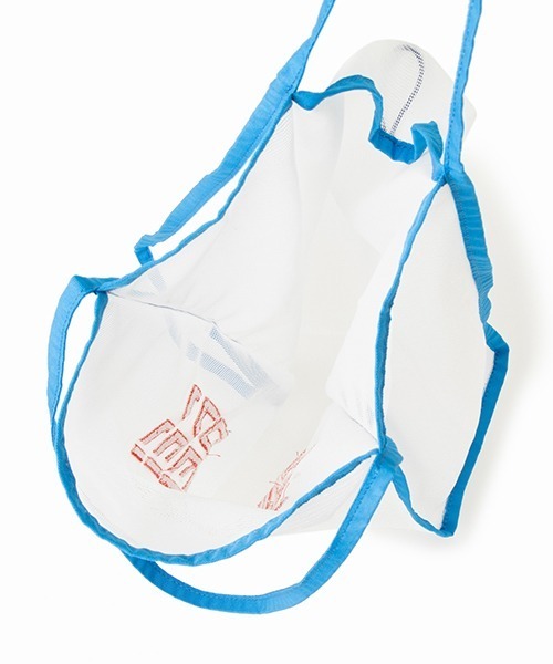 Casselini（キャセリーニ）の「ネットバッグセット（エコバッグ/サブバッグ・レディース・ホワイト/ブラック・FREE）」の3枚目の写真