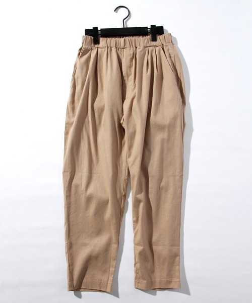 綿麻ストレッチ イージーアンクルテーパードパンツ（その他パンツ