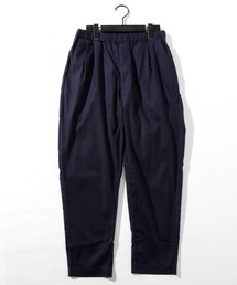 綿麻ストレッチ イージーアンクルテーパードパンツ