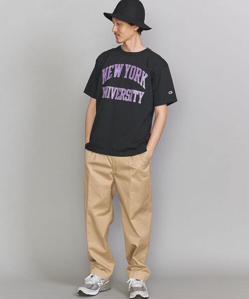 Champion（チャンピオン）の「＜CHAMPION (チャンピオン)＞USA NYU TEE/Tシャツ（Tシャツ/カットソー・メンズ・ホワイト/ブラック・SMALL/MEDIUM/LARGE/X-LARGE）」の13枚目の写真