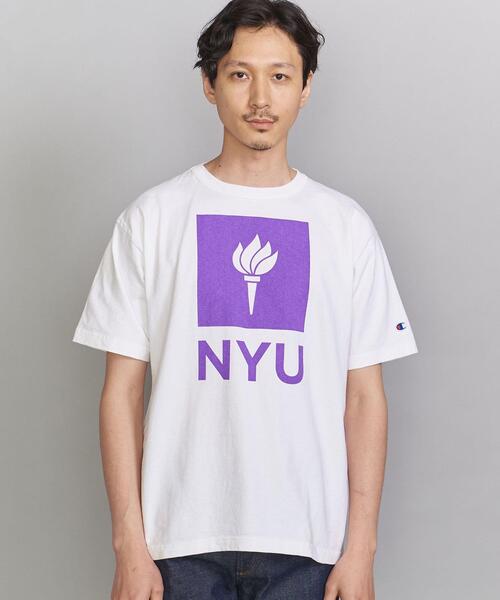 Champion（チャンピオン）の「＜CHAMPION (チャンピオン)＞USA NYU TEE/Tシャツ（Tシャツ/カットソー・メンズ・ホワイト/ブラック・SMALL/MEDIUM/LARGE/X-LARGE）」の20枚目の写真