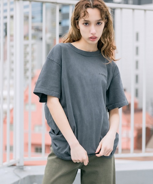 AIRWALK（エアウォーク）の「【雑誌Begin 6月号掲載!!】AIRWALK×ROOP TOKYO "TOKYO" ロゴT（Tシャツ/カットソー・メンズ・ホワイト/ブラック/グレー/グリーン・M/L/XL）」の18枚目の写真
