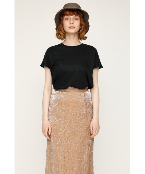 SLY（スライ）の「MERCERIZE SHOULDER TUCK T/SH ショルダー タック Tシャツ（Tシャツ/カットソー・レディース・ブラック/オフホワイト/ミント・FREE）」の20枚目の写真