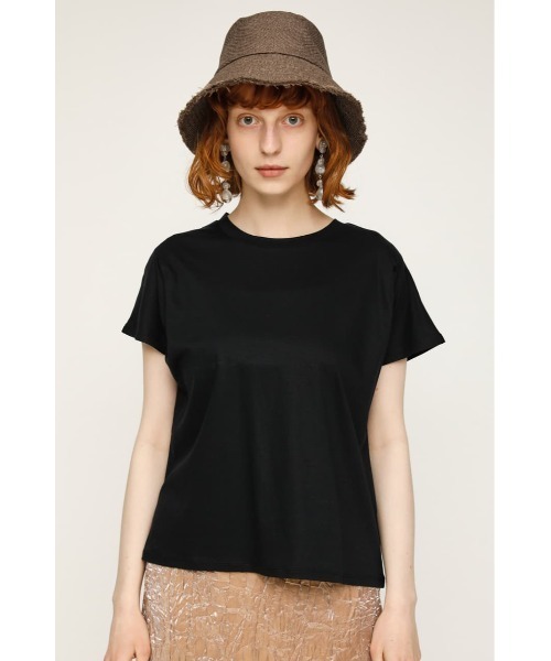 SLY（スライ）の「MERCERIZE SHOULDER TUCK T/SH ショルダー タック Tシャツ（Tシャツ/カットソー・レディース・ブラック/オフホワイト/ミント・FREE）」の17枚目の写真