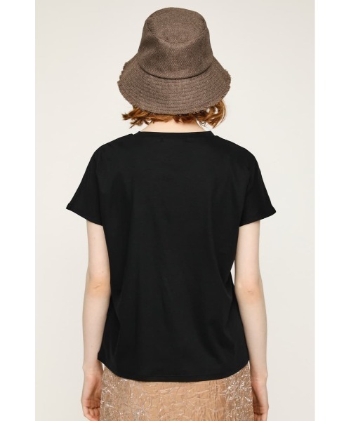 SLY（スライ）の「MERCERIZE SHOULDER TUCK T/SH ショルダー タック Tシャツ（Tシャツ/カットソー・レディース・ブラック/オフホワイト/ミント・FREE）」の14枚目の写真