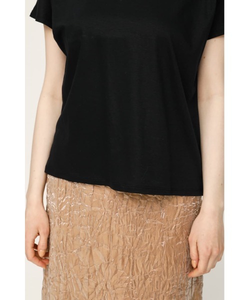 SLY（スライ）の「MERCERIZE SHOULDER TUCK T/SH ショルダー タック Tシャツ（Tシャツ/カットソー・レディース・ブラック/オフホワイト/ミント・FREE）」の11枚目の写真