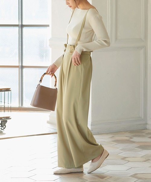 KOBE LETTUCE（コウベレタス）の「ラタン調セミスクエアトゥフラットパンプス（パンプス・レディース・ブラック/シルバー/ブラウン/アイボリー・LL/L/M/S）」の12枚目の写真