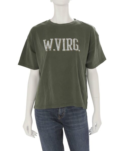 Ungrid（アングリッド）の「ビッグロゴルーズTee（Tシャツ/カットソー・レディース・オフホワイト/チャコールグレー/グリーン・FREE）」の17枚目の写真