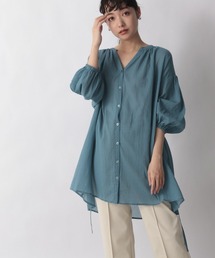 LOWRYS FARM | ヨウリュウボイルチュニック６Ｓ　950058(シャツ/ブラウス)