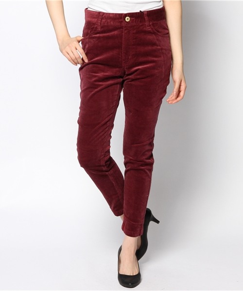 CIAOPANIC TYPY（チャオパニックティピー）の「コットンスエードストレッチスリムパンツ（その他パンツ・レディース・ボルドー/ブラック/グレー/ホワイト・SMALL/MEDIUM/LARGE）」の13枚目の写真