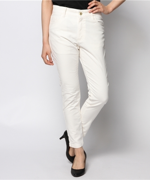 CIAOPANIC TYPY（チャオパニックティピー）の「コットンスエードストレッチスリムパンツ（その他パンツ・レディース・ボルドー/ブラック/グレー/ホワイト・SMALL/MEDIUM/LARGE）」の2枚目の写真