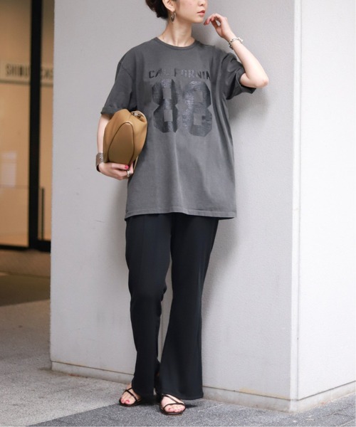 SLOBE IENA（スローブイエナ）の「【MIXTA/ミクスタ】SLOBE別注Tシャツ【洗濯機洗い可】◆（Tシャツ/カットソー・レディース・ブラック/ナチュラル/ネイビー/キャメル・FREE）」の5枚目の写真