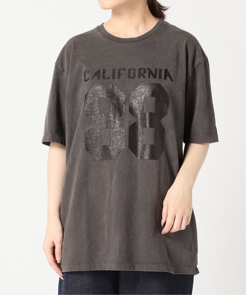 SLOBE IENAスローブイエナdog＆cat Photo Tシャツ ブラック DOG PHOTO