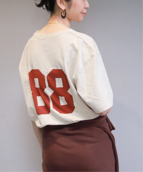 SLOBE IENA（スローブイエナ）の「【MIXTA/ミクスタ】SLOBE別注Tシャツ【洗濯機洗い可】◆（Tシャツ/カットソー・レディース・ブラック/ナチュラル/ネイビー/キャメル・FREE）」の20枚目の写真