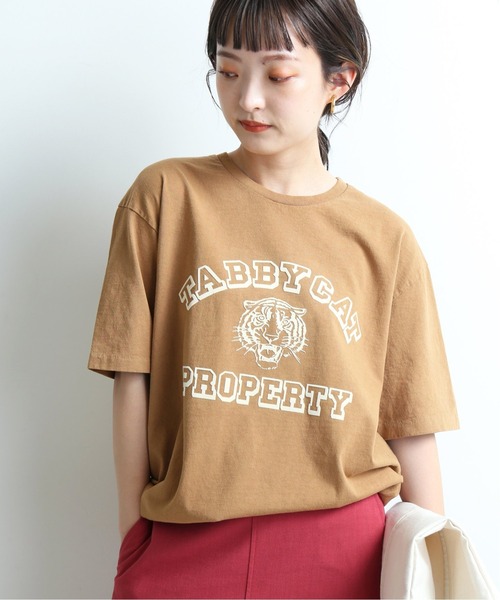 SLOBE IENA（スローブイエナ）の「【MIXTA/ミクスタ】SLOBE別注Tシャツ【洗濯機洗い可】◆（Tシャツ/カットソー・レディース・ブラック/ナチュラル/ネイビー/キャメル・FREE）」の9枚目の写真