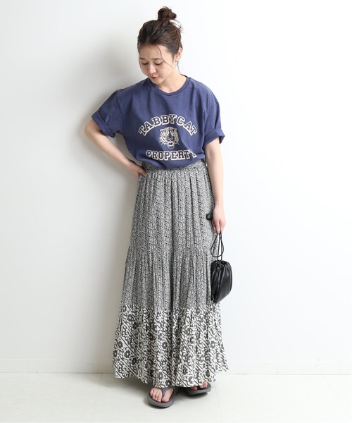 SLOBE IENA（スローブイエナ）の「【MIXTA/ミクスタ】SLOBE別注Tシャツ【洗濯機洗い可】◆（Tシャツ/カットソー・レディース・ブラック/ナチュラル/ネイビー/キャメル・FREE）」の16枚目の写真