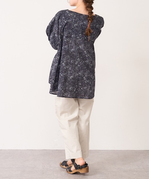 PUAL CE CIN（ピュアルセシン）の「JAPAN　MADEオーガニックツイルストレッチパンツ（その他パンツ・レディース・ネイビー/ライトベージュ/グレイッシュベージュ・FREE）」の11枚目の写真