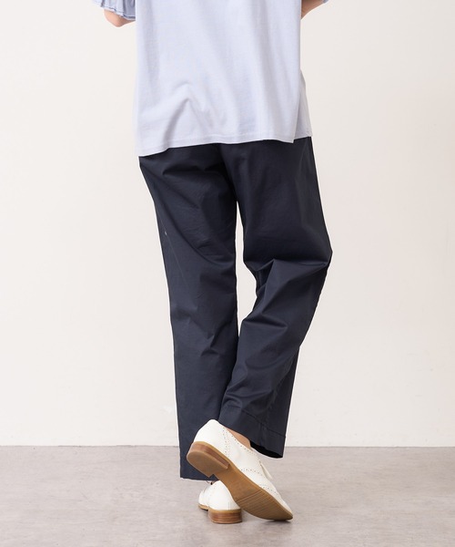PUAL CE CIN（ピュアルセシン）の「JAPAN　MADEオーガニックツイルストレッチパンツ（その他パンツ・レディース・ネイビー/ライトベージュ/グレイッシュベージュ・FREE）」の22枚目の写真