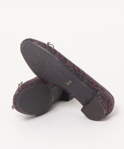 byあしながおじさん（バイアシナガオジサン）の「ふわもちクッションバレエシューズ　-8750332（バレエシューズ・レディース・ベージュ/ワイン/パイソン・22.5cm/23.5cm/24.5cm/23.0cm/24.0cm）」の5枚目の写真