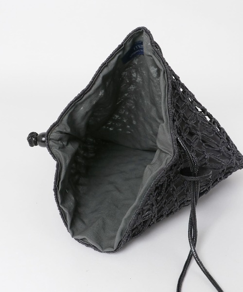 ITEMS URBANRESEARCH（アイテムズ アーバンリサーチ）の「ペーパーショルダーバッグ（ショルダーバッグ・レディース・ブラウン/ブラック・-）」の13枚目の写真