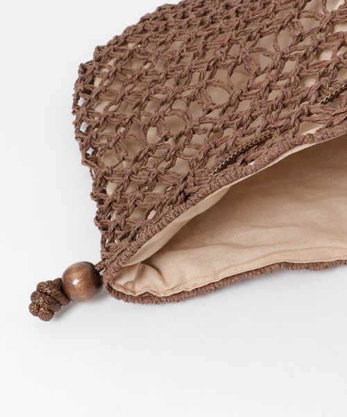 ITEMS URBANRESEARCH（アイテムズ アーバンリサーチ）の「ペーパーショルダーバッグ（ショルダーバッグ・レディース・ブラウン/ブラック・-）」の16枚目の写真