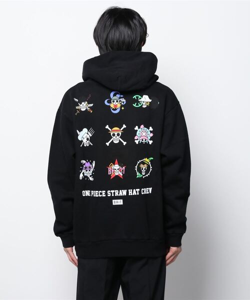 BAIT（ベイト）の「BAIT ベイト ONEPIECE STRAWHAT SKULLS HDY 215-OPC-PRK-002（パーカー・メンズ・ブラック・LARGE/X-LARGE/XX-LARGE/MEDIUM）」の13枚目の写真