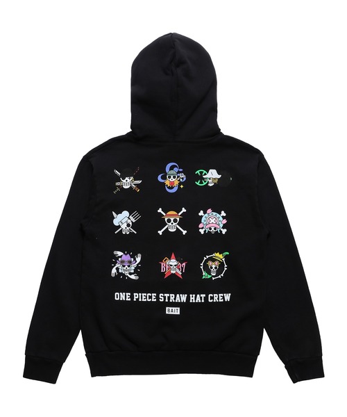 BAIT（ベイト）の「BAIT ベイト ONEPIECE STRAWHAT SKULLS HDY 215-OPC-PRK-002（パーカー・メンズ・ブラック・LARGE/X-LARGE/XX-LARGE/MEDIUM）」の7枚目の写真